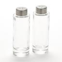American Metalcraft Round Glass Salt and Pepper Set, 2 Ounce -- 1 set