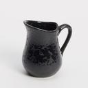 American Metalcraft Porcelain Black Artisanal Bell Creamer, 4 Ounce