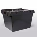 American Metalcraft Black Stackable Crate, 27 inch Length