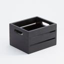 American Metalcraft Black Wood Caddy, 7 1/2 inch Length