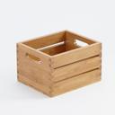 American Metalcraft Bamboo Wood Caddy, 7 1/2 inch Length