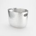American Metalcraft Silver Hammered Aluminum Beverage Tub, 7 3/4 Quart