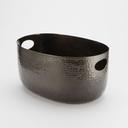 American Metalcraft Black Hammered Aluminum Beverage Tub, 10 Quart