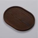 American Metalcraft Rimmed Oval Ash Wood Serving Board, 12 inch Length