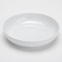 American Metalcraft White Melamine Shallow Round Bowl, 86 Ounce