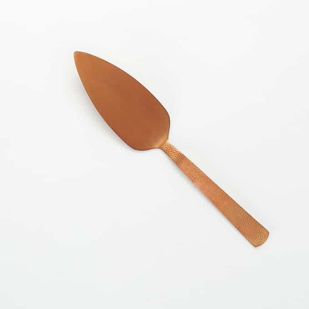 American Metalcraft Vintage Bronze Hammered Pie Server, 10 inch Length