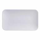 American Metalcraft Mix and Matte Collection Melamine White Rectangular Platter, 12 inch Length