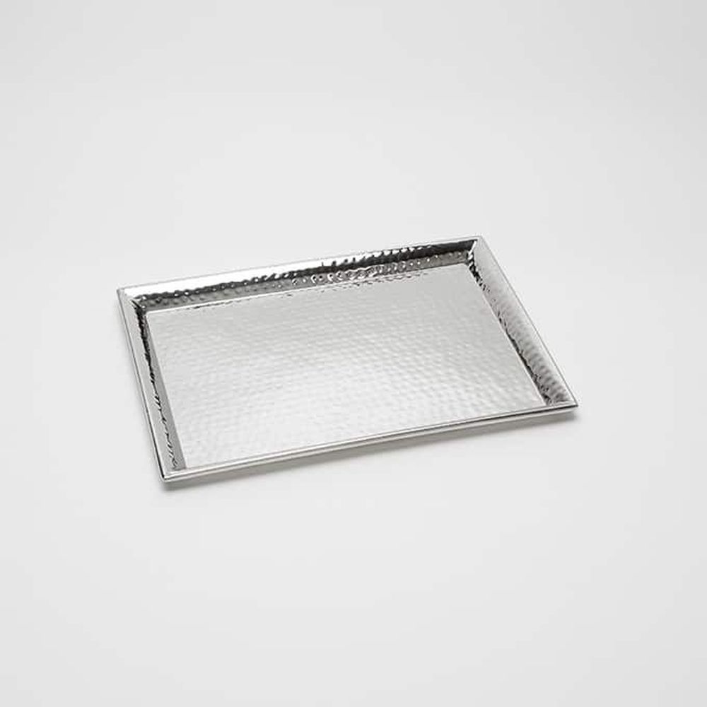 American Metalcraft Hammered Stainless Steel Half Size Sheet Pan, 18 X 13 X 1 Inch