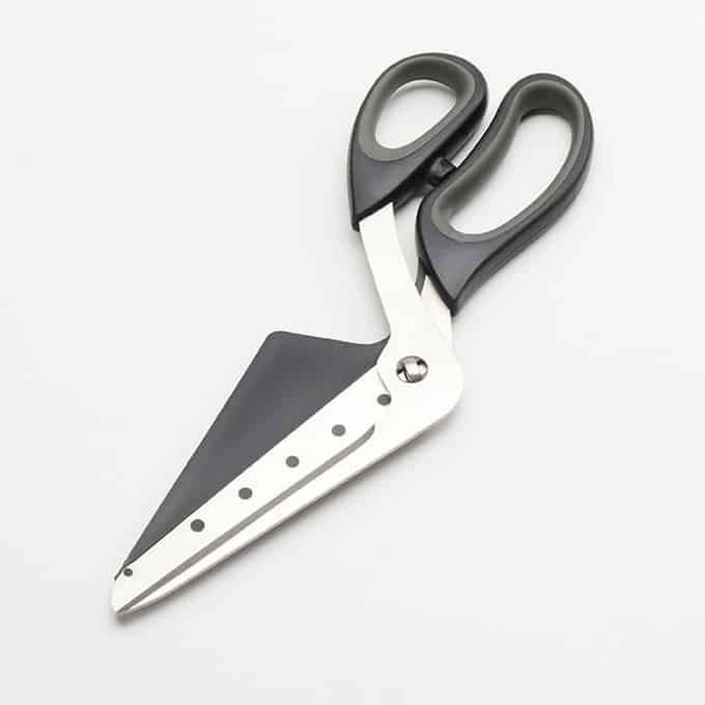 American Metalcraft Stainless Steel Pizza Scissors/turner With Black Polypropylene Thermoplastic Rubber Handle, 10-5/8 X 3-1/2 X 3/4 Inch
