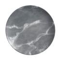 American Metalcraft Mix and Matte Collection Melamine Round Gray Marble Coupe Plate, 11 1/2 inch Length