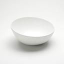 American Metalcraft Lift Collection Melamine White Angled Bowl, 68 Ounce