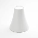 American Metalcraft Lift Collection White Melamine Pedestal, 7 1/8 inch Height