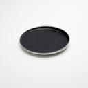 American Metalcraft Lift Collection Melamine White with Black Speckled Round Plate, 8-7/8 inch Dia