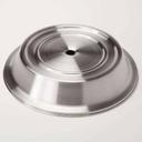 American Metalcraft Round Standard Stocked Stainless Steel Plate Cover for 12 1/8 to 12 7/16 inch Dia Standard Foot Plate