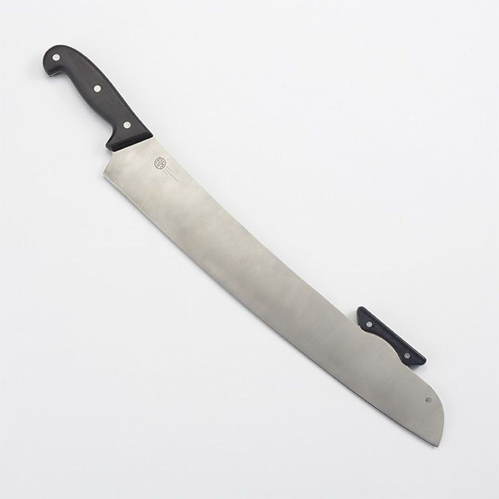 American Metalcraft Stainless Steel Pizza Knife With Black Pom Handle, 18 Inch Length
