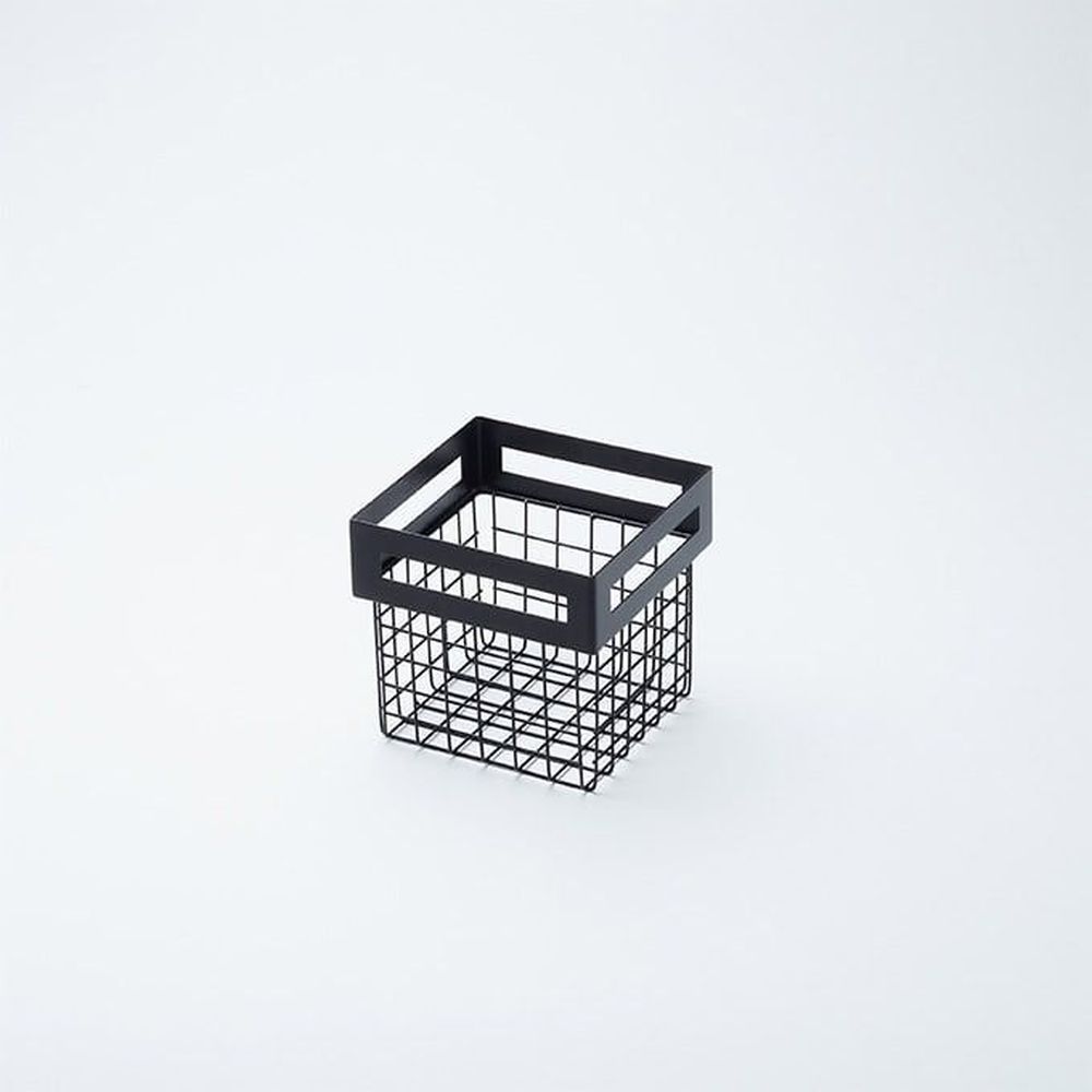 American Metalcraft Silver Chrome Finish Square Birdnest Basket/riser, 6 X 4 X 4 Inch