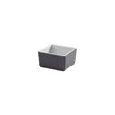 American Metalcraft Unity Collection Square Melamine Graphite Bowl, 10 Ounce Capacity