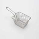 American Metalcraft Stainless Steel Rectangular Fry Basket, 5 x 4 x 4 inch