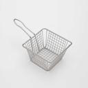 American Metalcraft Stainless Steel Square Fry Basket, 5 x 5 x 4 inch