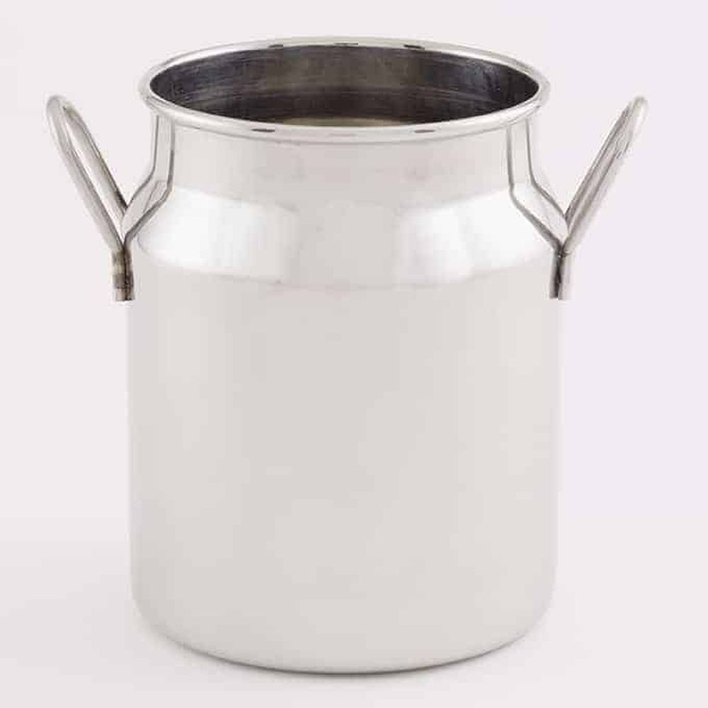 American Metalcraft Stainless Steel 10 Ounce Milk Can, 3-1/8 Inch Dia. X 4 Inch
