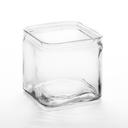 American Metalcraft Square Glass Jar, 40 Ounce