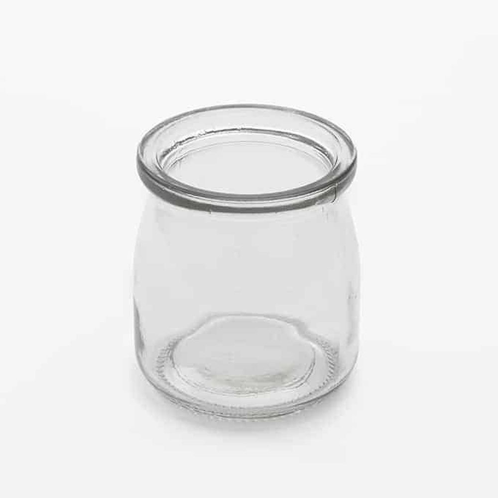 American Metalcraft Clear 6 Ounce Round Glass Jar, 2-5/8 Dia. X 3-1/8 Inch Height