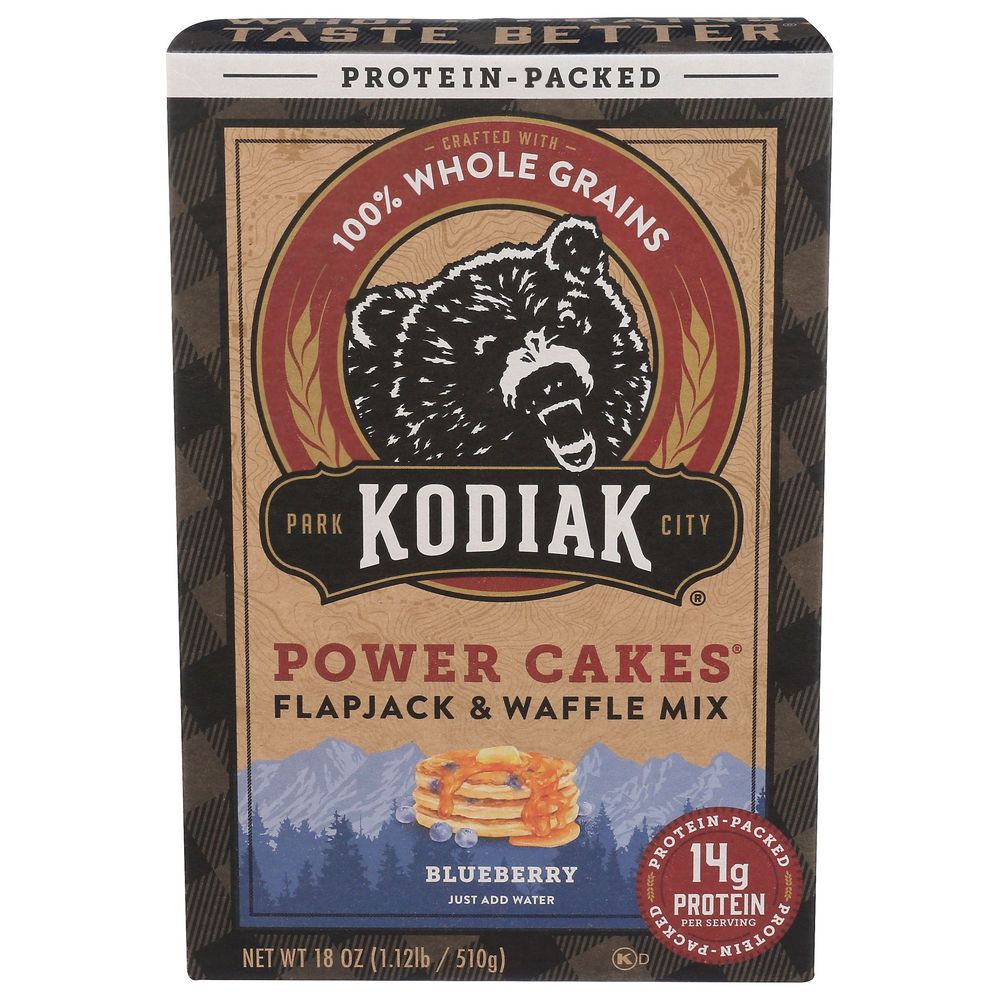 Kodiak Power Cakes Blueberry Flapjack And Waffle Mix, 18 Ounce -- 6 Per Case