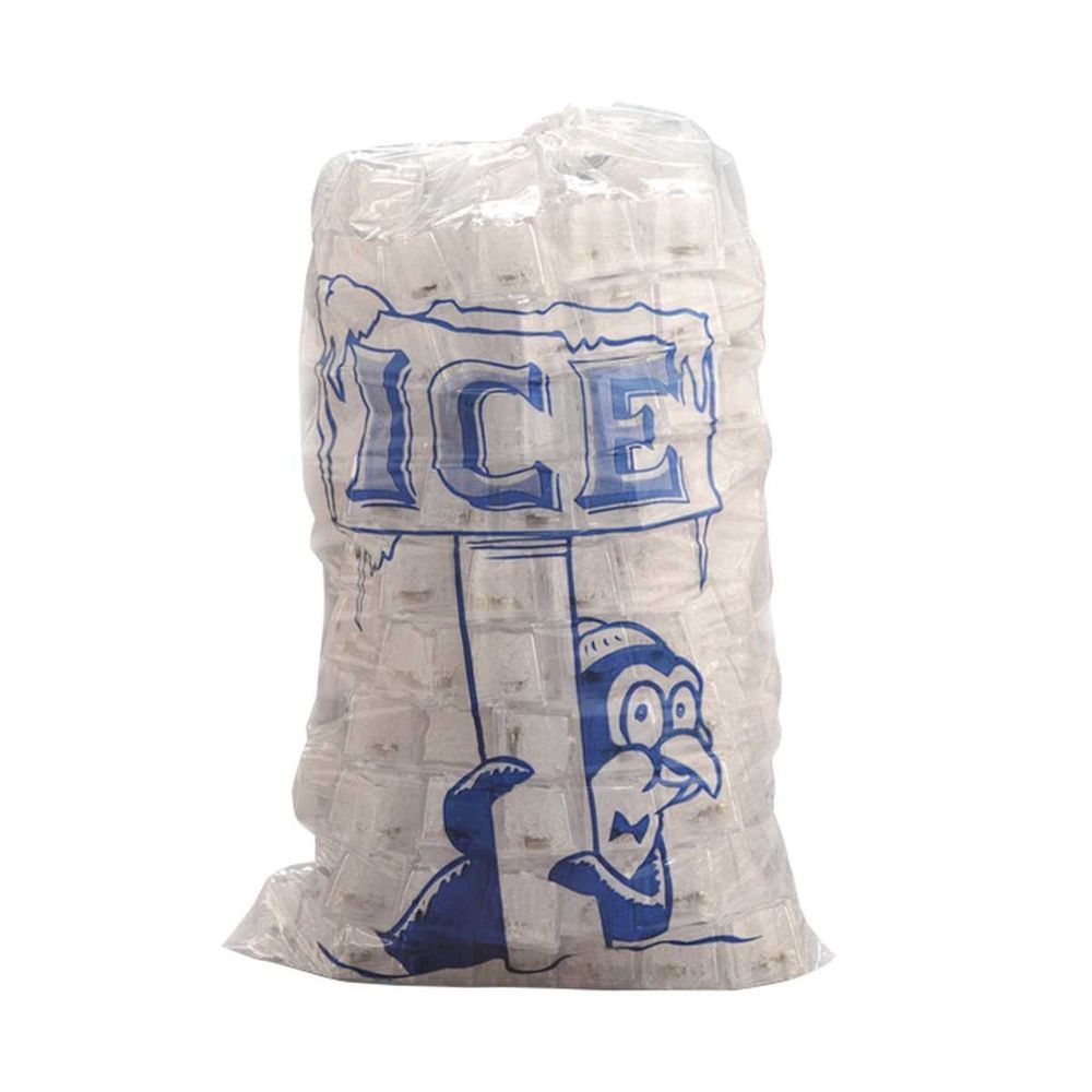 Hilex Penguin Print Flat / Loose Ice Bag, 10 Pound -- 500 Per Case