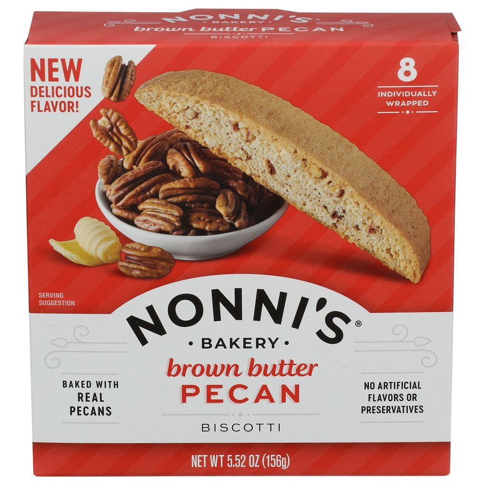 Nonni's Brown Butter Pecan Biscotti, 5.52 Ounce -- 6 Per Case