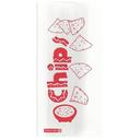 6 x 5 x 17 inch Clear Plastic Printed Chip Bag