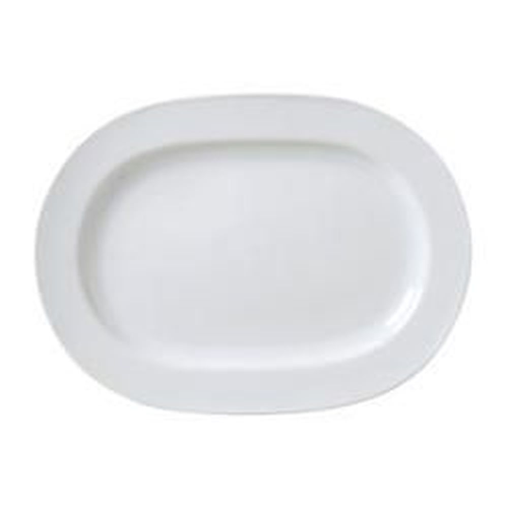 Porcelain White 10.5 x 7.75 inch Oblong Platter