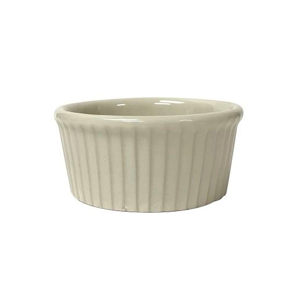 White 3 Ounce Fluted Ramekin, 36 count