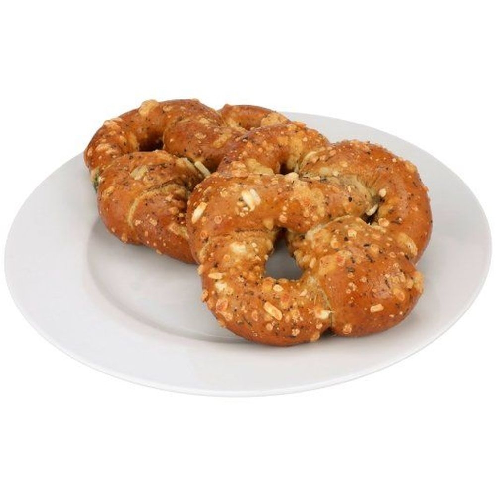Kim and Scotts Spinach Feta Stuffed Pretzels, 6 Ounce -- 24 per case.