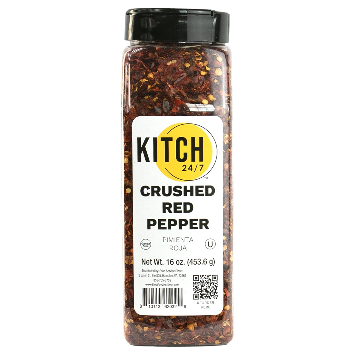 Kitch 24/7 Crushed Red Pepper, 16 Ounce