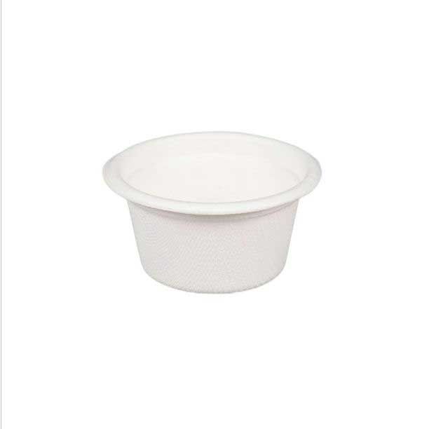 Responsible Products No-pfas Added Compostable Molded Fiber Portion Cup, 2 Ounce Capacity -- 1000 Per Case