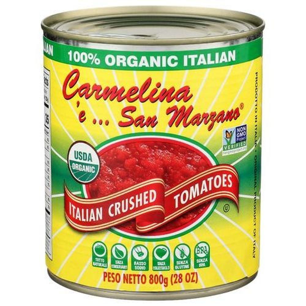 Carmelina Organic Italian Crushed Tomatoes In Puree, 28 Ounce -- 12 Per Case