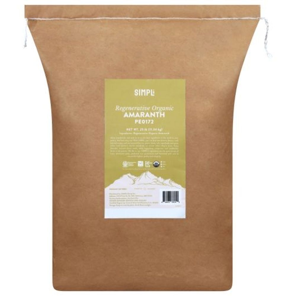 Simpli Regenerative Amaranth - Bulk, 25 Pound