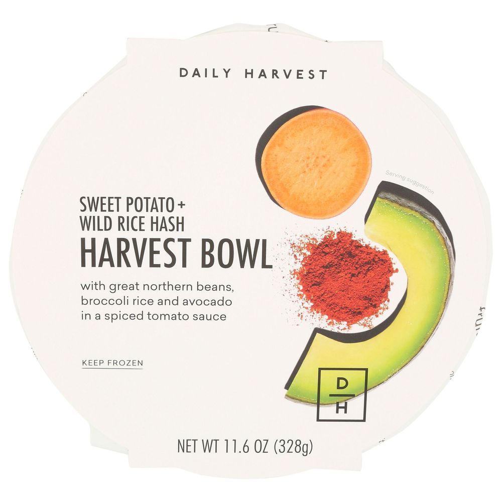 Daily Harvest Organic Sweet Potato Plus Wild Rice Hash Harvest Bowl, 11.6 Ounce -- 8 Per Case