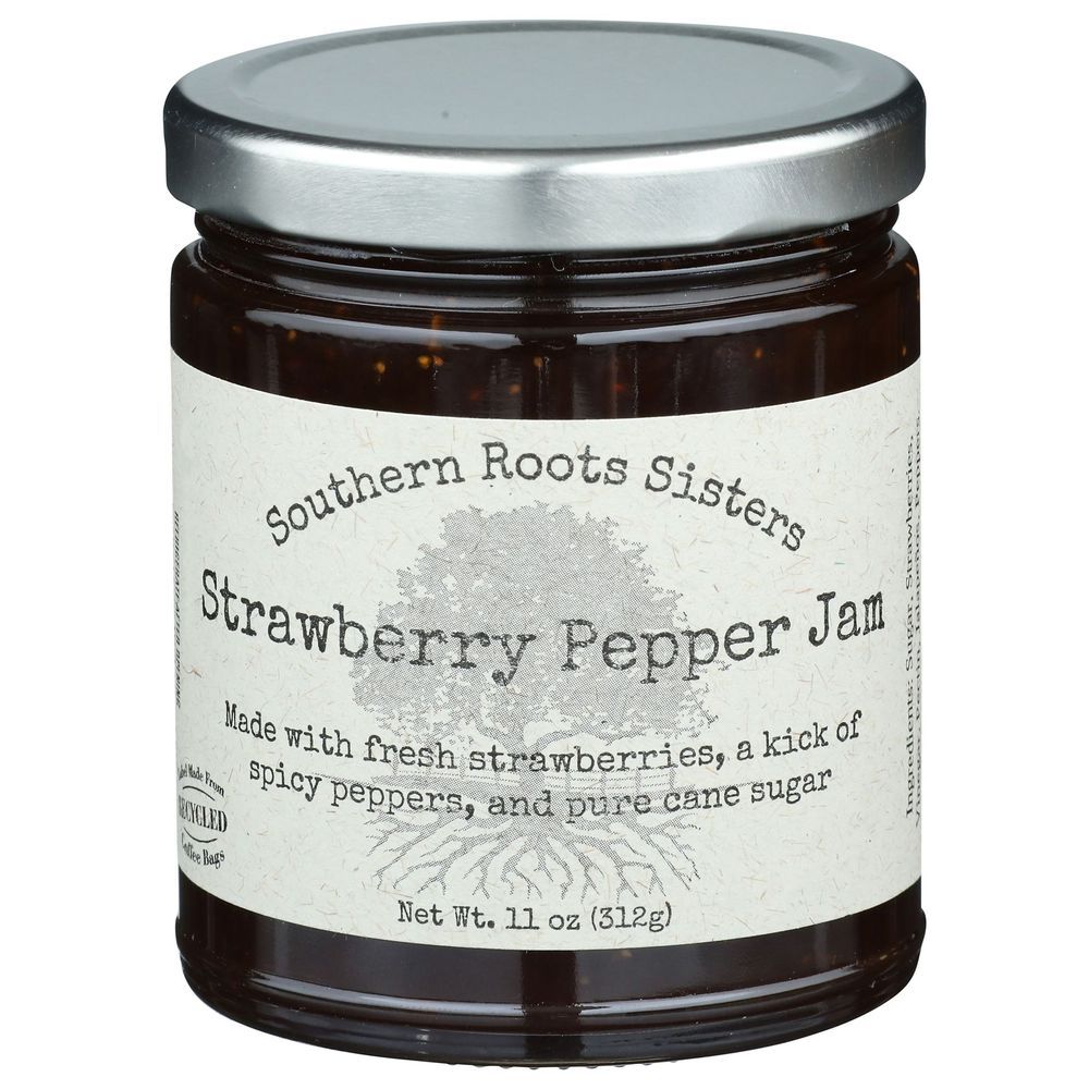 Southern Roots Sisters Strawberry Pepper Jam, 11 Ounce -- 6 Per Case