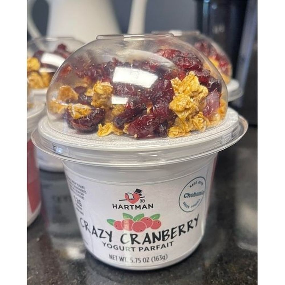 Crazy Cranberry Vanilla Yogurt Parfait