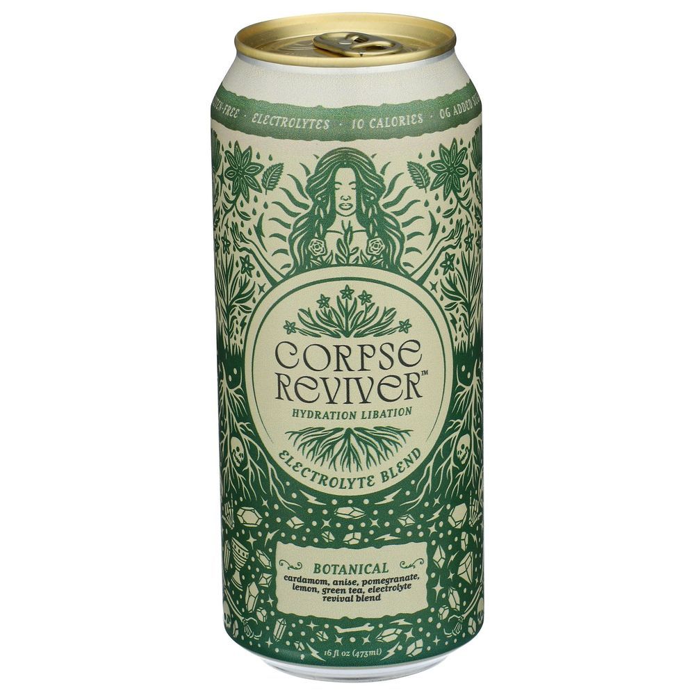 Corpse Reviver Botanical Electrolyte Hydration Drink, 16 Fluid Ounce -- 12 Per Case