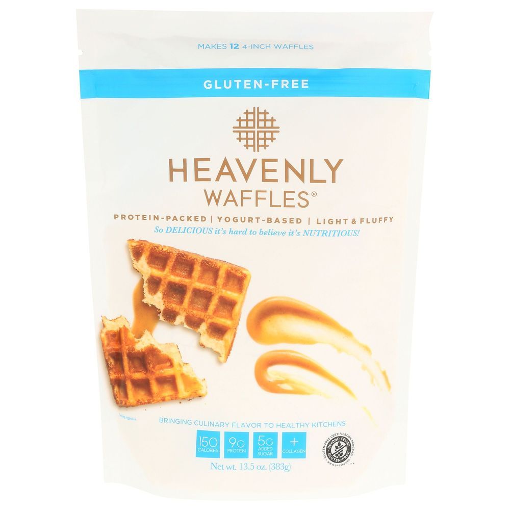 Heavenly Waffles Light And Fluffy Gluten Free Waffle Mix, 13.5 Ounce -- 6 Per Case