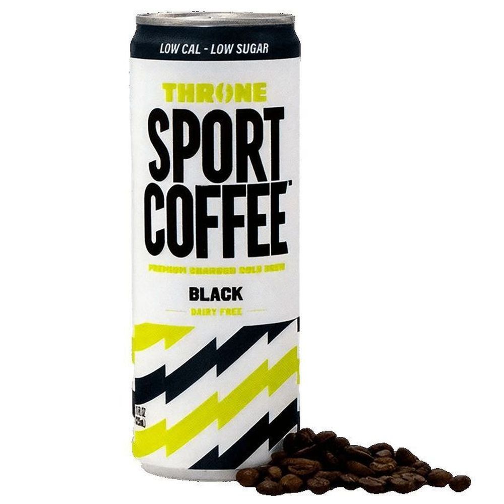 Throne Sport Coffee Black Cold Brew Coffee, 11 Ounce -- 12 Per Case
