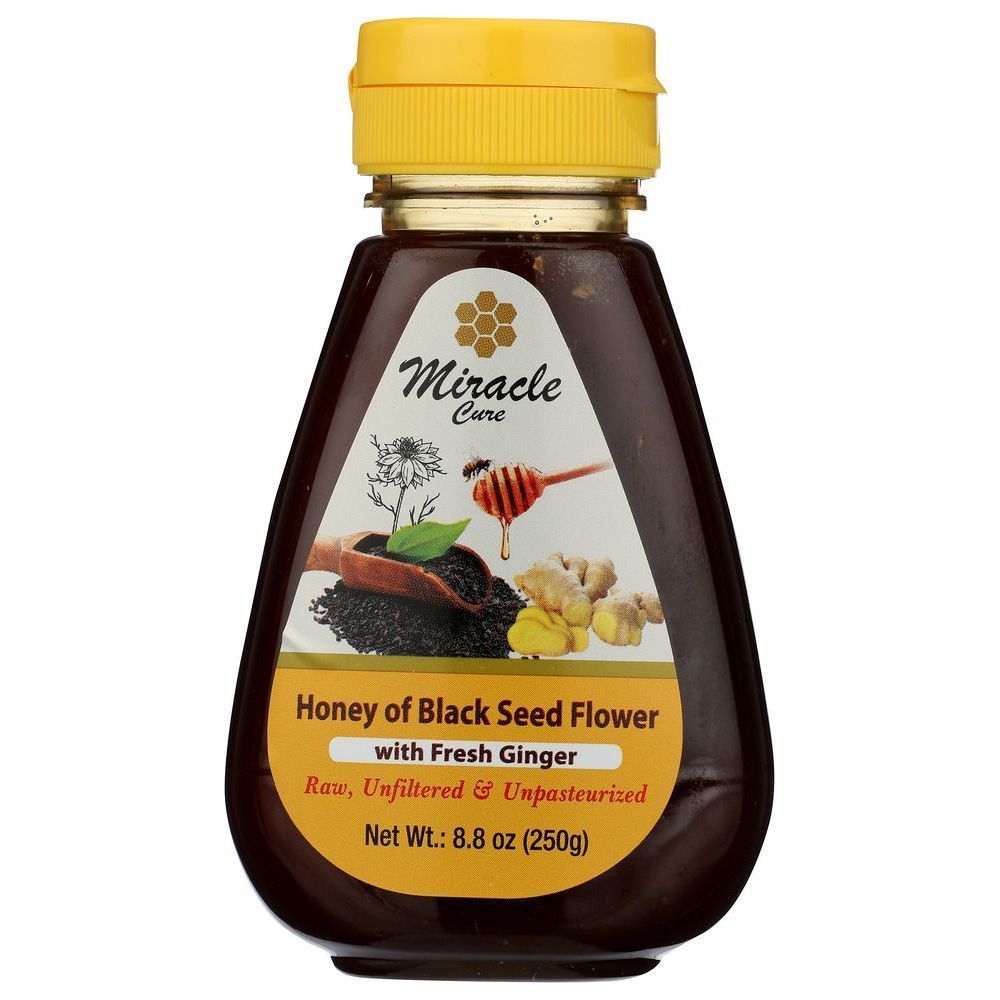 Miracle Cure Black Seed Honey With Fresh Ginger, 8.8 Ounce -- 6 Per Case