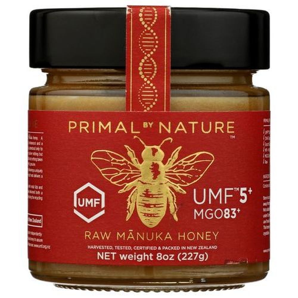 Primal By Nature Umf 5 Plus Manuka Honey, 8 Ounce -- 12 Per Case