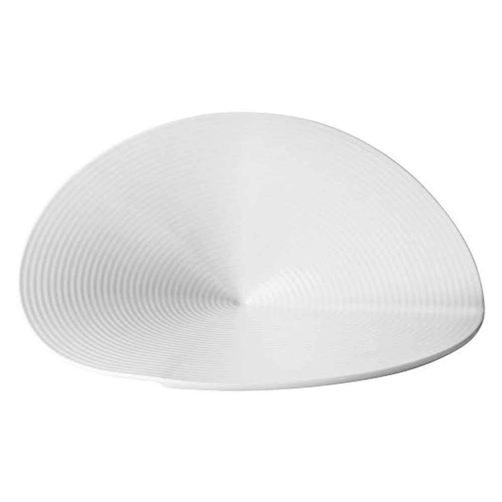 Canopee 11.875 inch Porcelain Folded Presentation Plate, 2 count