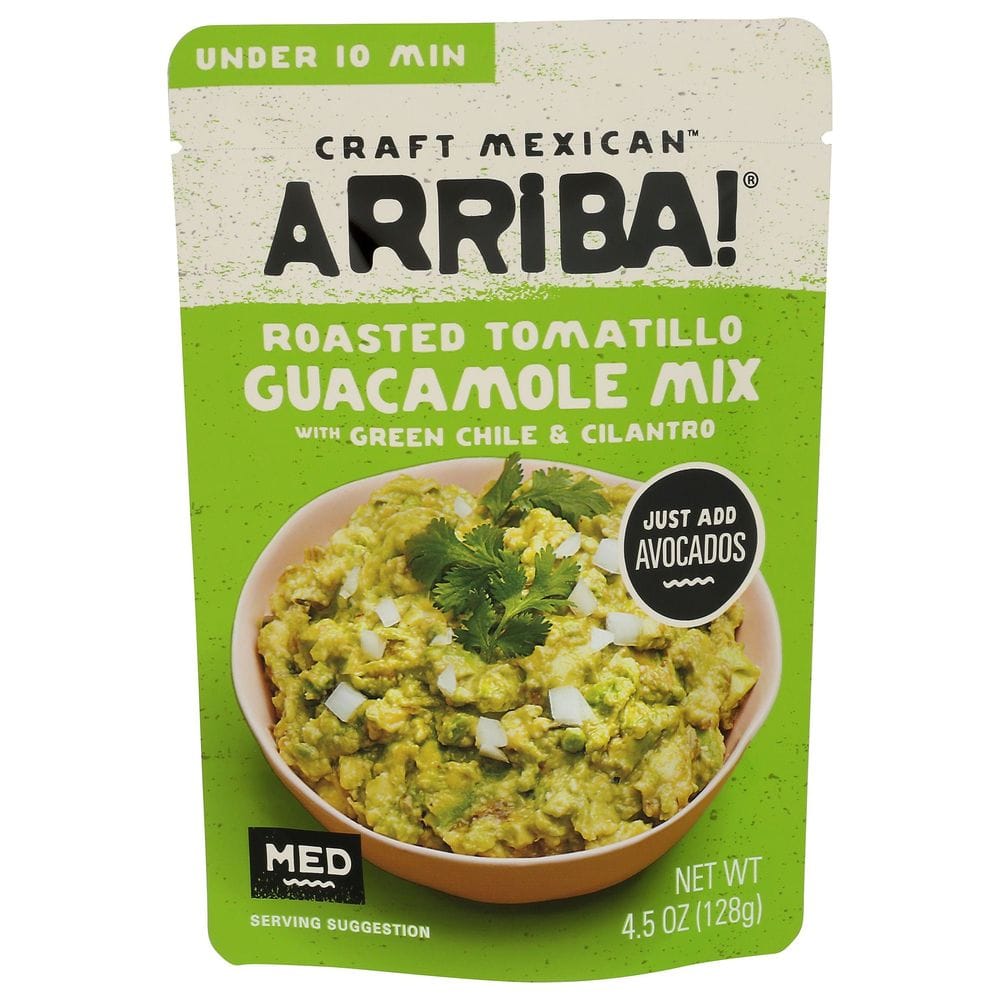 Arriba Green Chile And Cilantro Roasted Tomatillo Guacamole Mix, 4.5 Ounce -- 8 Per Case
