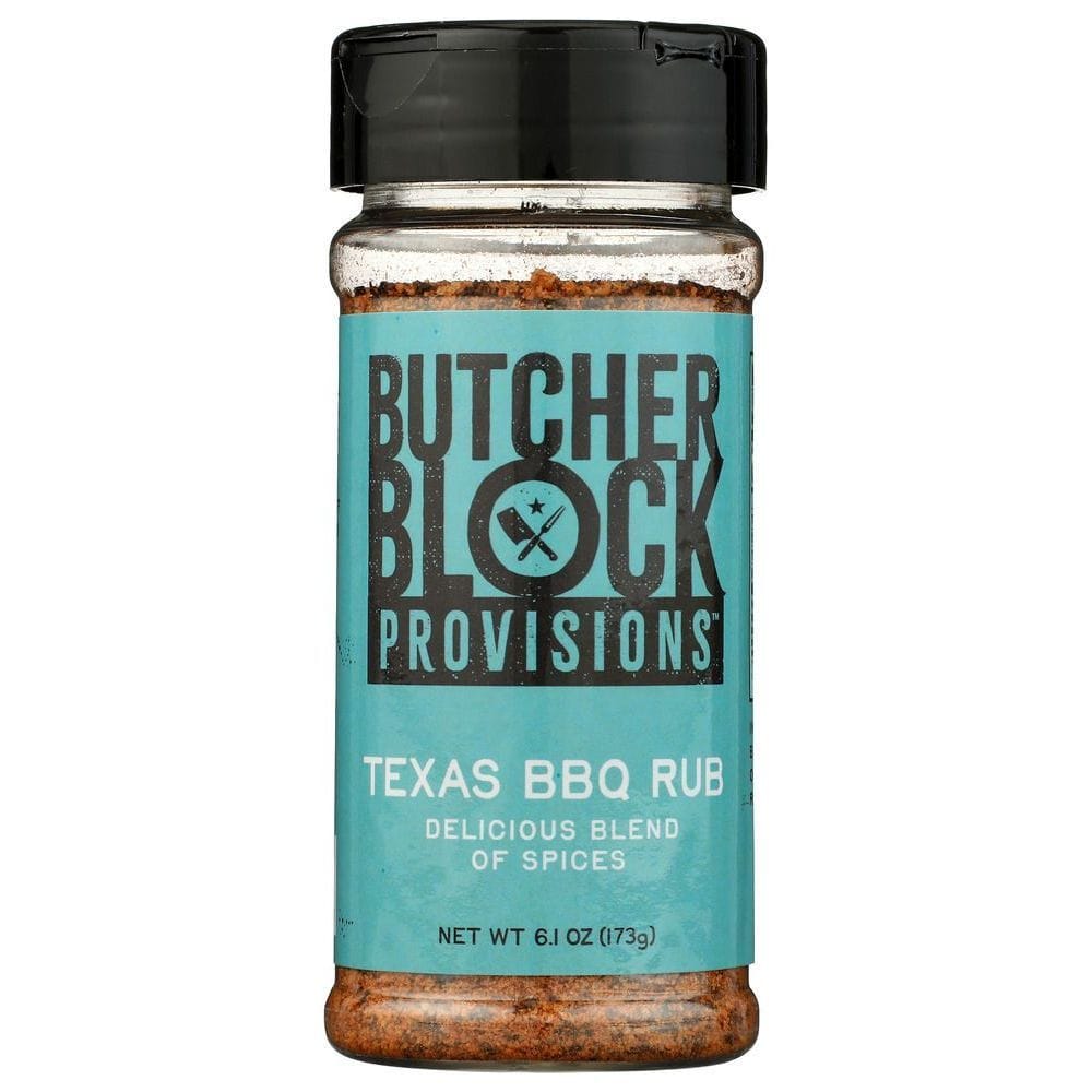 Butcher Block Provisions Texas Bbq Rub, 6.1 Ounce -- 6 Per Case