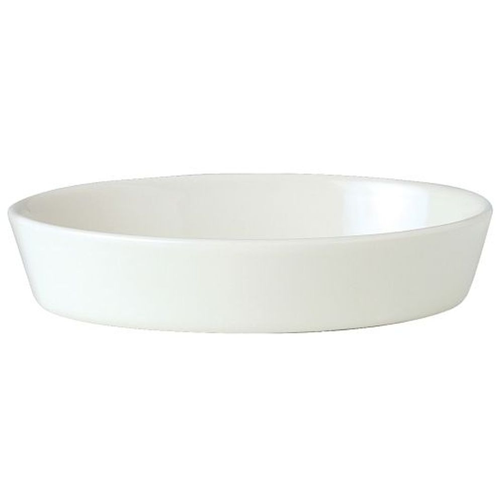Simplicity White Alumina Vitrified 19 Ounce Oval Sole Dish, 12 count