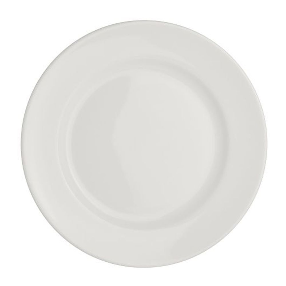 Steelite Monaco Vogue White Alumina Vitrified 9 Inch Plate, 24 Count